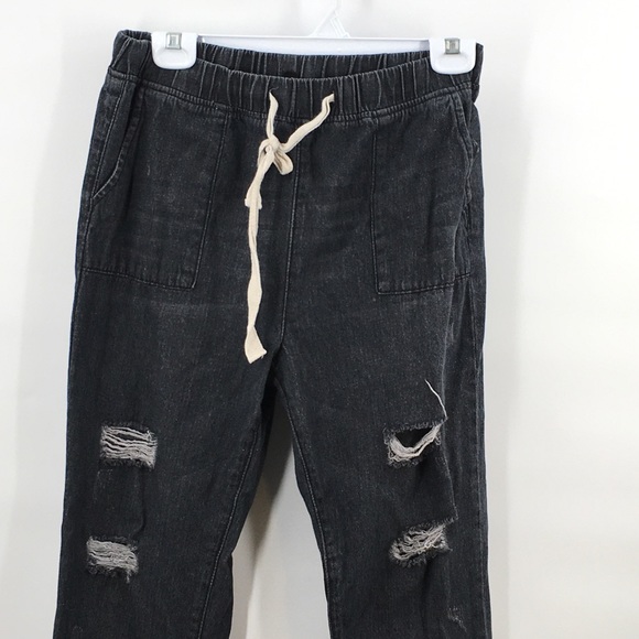 Vintage Rare Mittoshop Jogger Crop Jean M - Picture 2 of 8